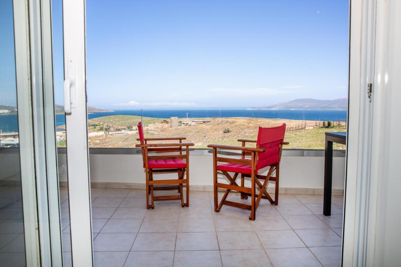 Komfort City Apartment "Elias" Mit Meerblick In Lavrio Extérieur photo