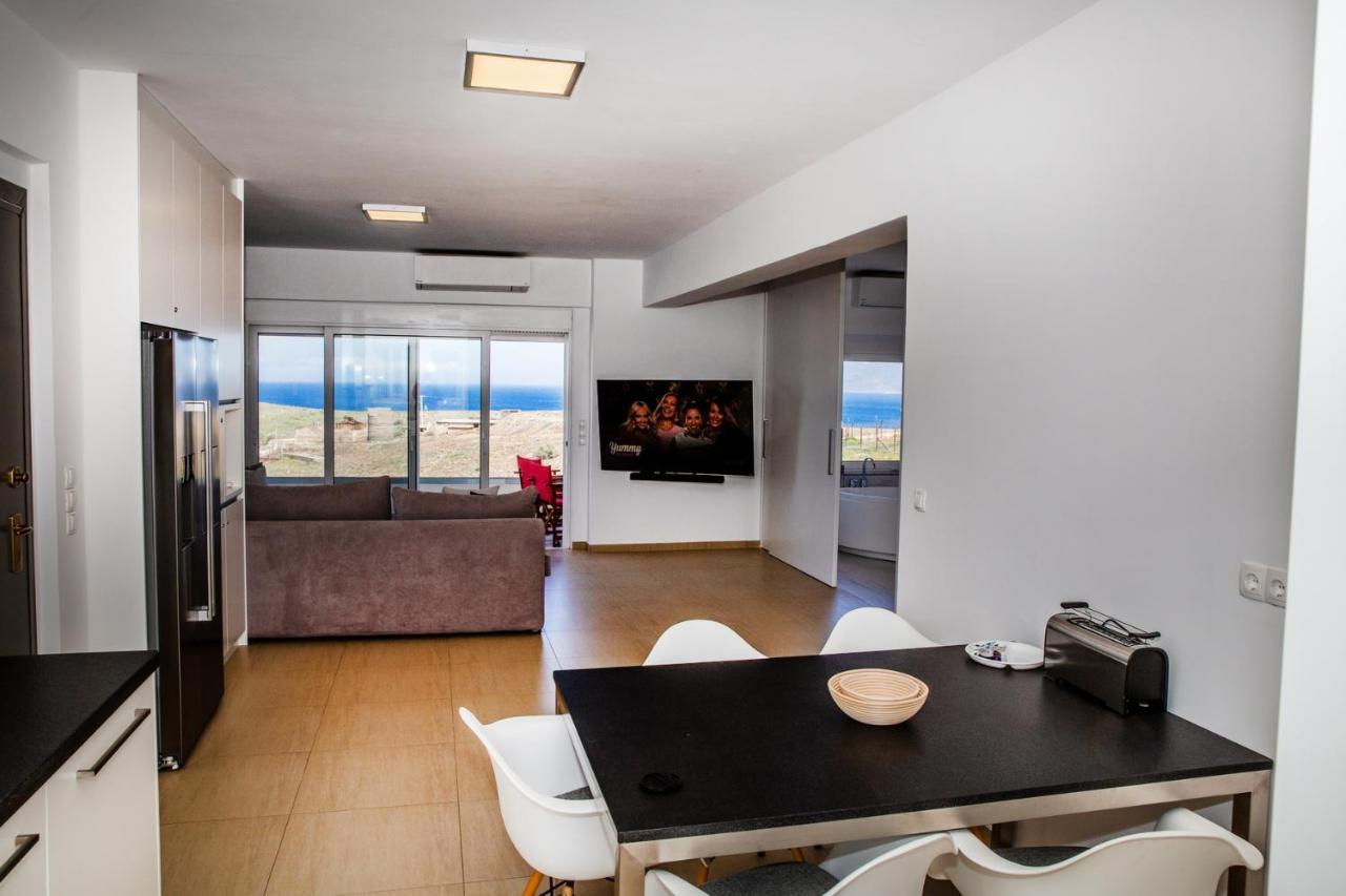 Komfort City Apartment "Elias" Mit Meerblick In Lavrio Extérieur photo
