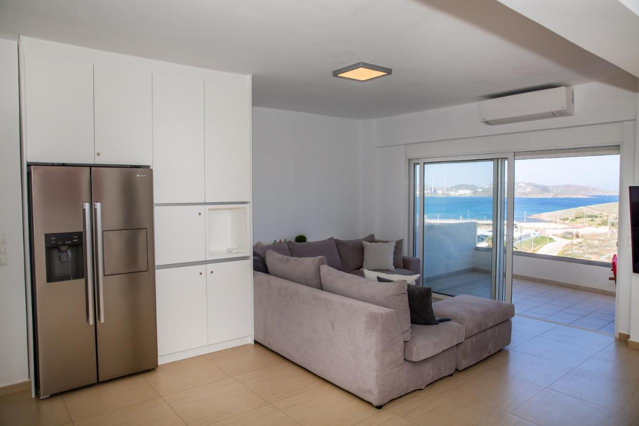 Komfort City Apartment "Elias" Mit Meerblick In Lavrio Extérieur photo